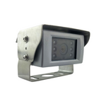 Polished Stainless Steel Reversing Camera | Sharp CCD | 4 pin connector - LightComm