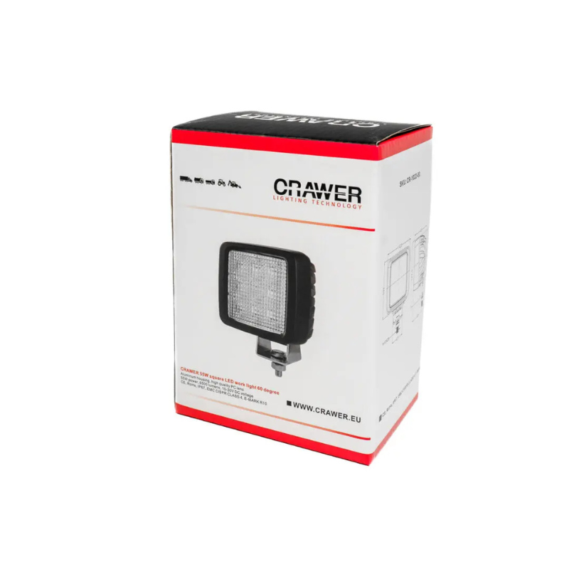 Crawer Square LED 55W Work Light 60 degrees - CR-1022-60 - LightComm