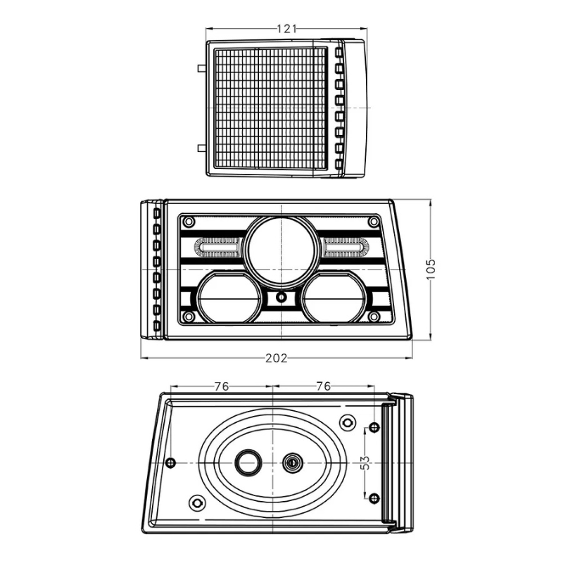 Crawer Case IH Headlight and Worklight Set - CR-3012 - LightComm