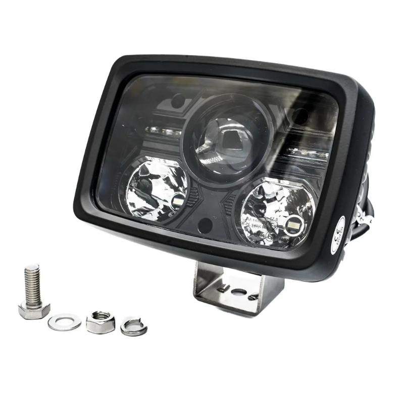 Crawer LED Headlight Set Universal Rectangle - CR-3017S - LightComm