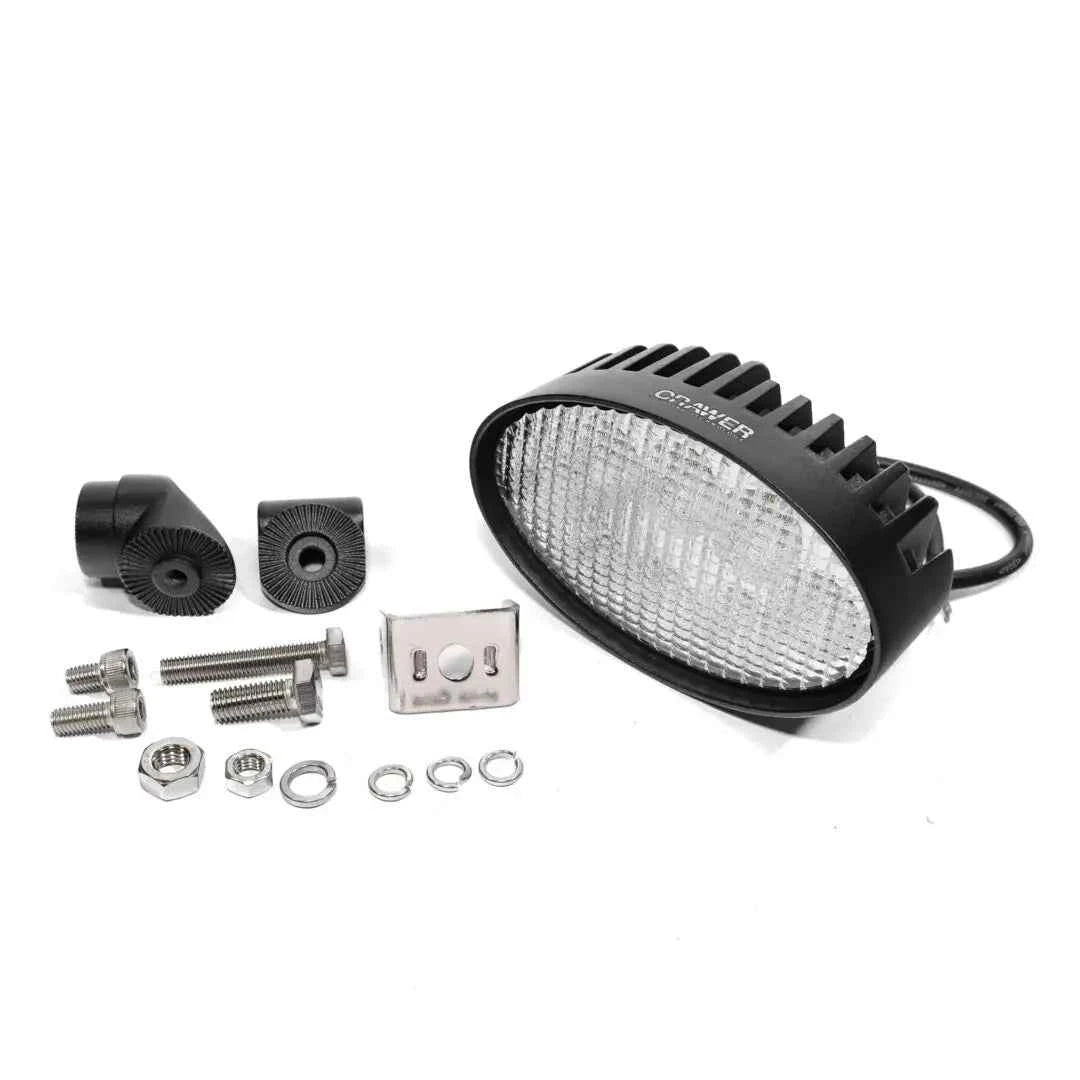 Crawer 40W Oval LED Work Lamp 4000 Lumen Adjustable - CRW4044