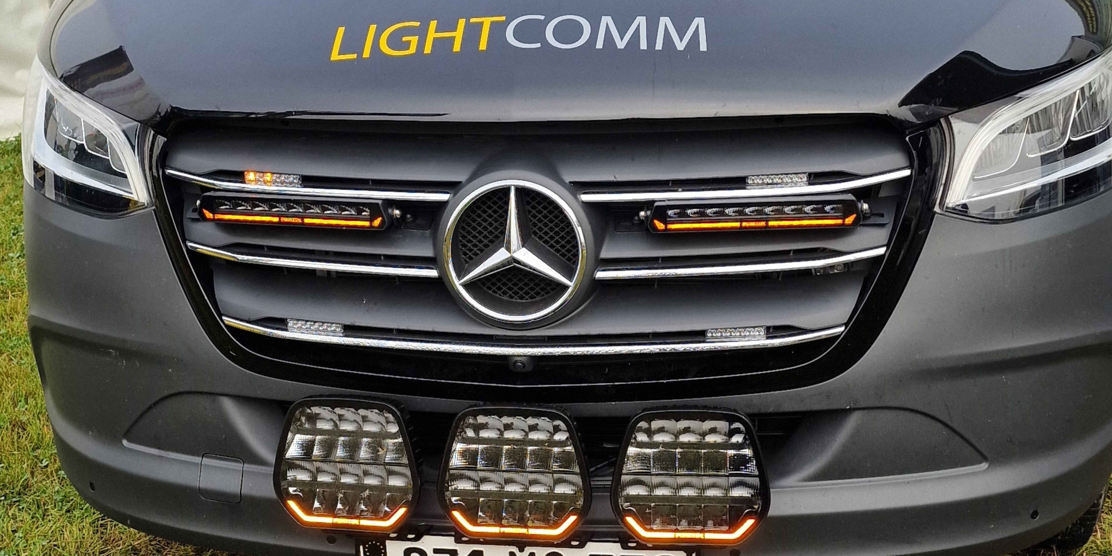 Purelux Panther 9 Inch Auxiliary LED Driving Light Black - LightComm