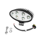 CRAWER Oval LED Work Light – 60 Degree Wide Flood Beam - CR-1015-60
