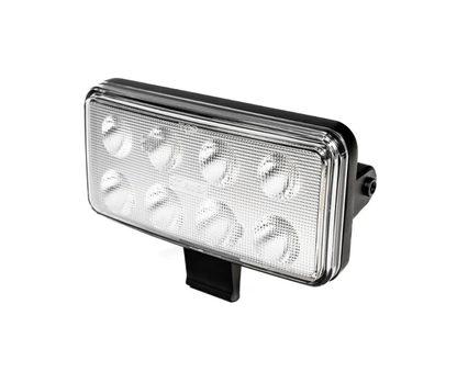 Rectangular LED light on a white background
