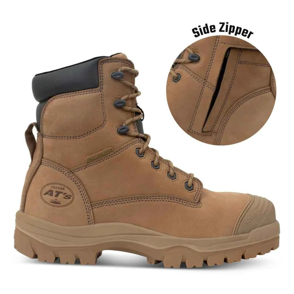 Oliver Footwear 150mm 45 Series Stone Zip Sided Safety Boot