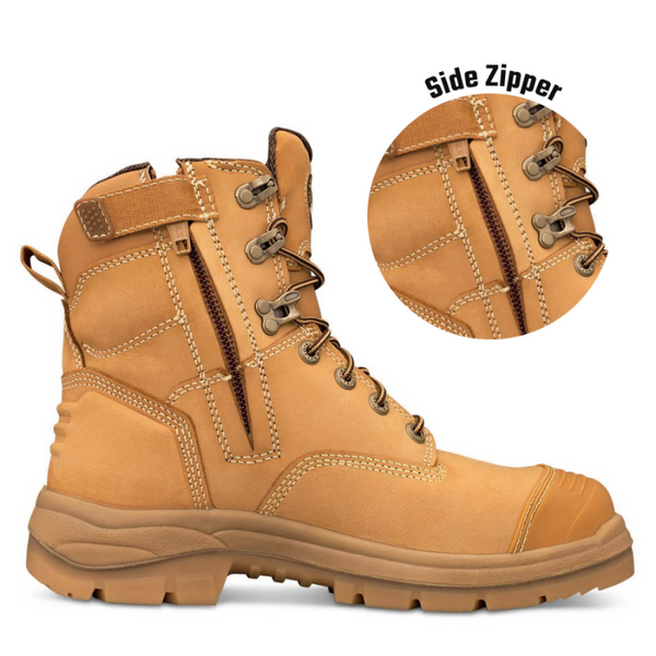 Oliver Footwear 8 Inch Wheat Lace Up 55-332z Safety Boot