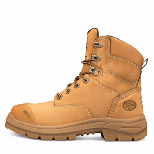 Oliver Footwear 8 Inch Wheat Lace Up 55-332z Safety Boot - LightComm