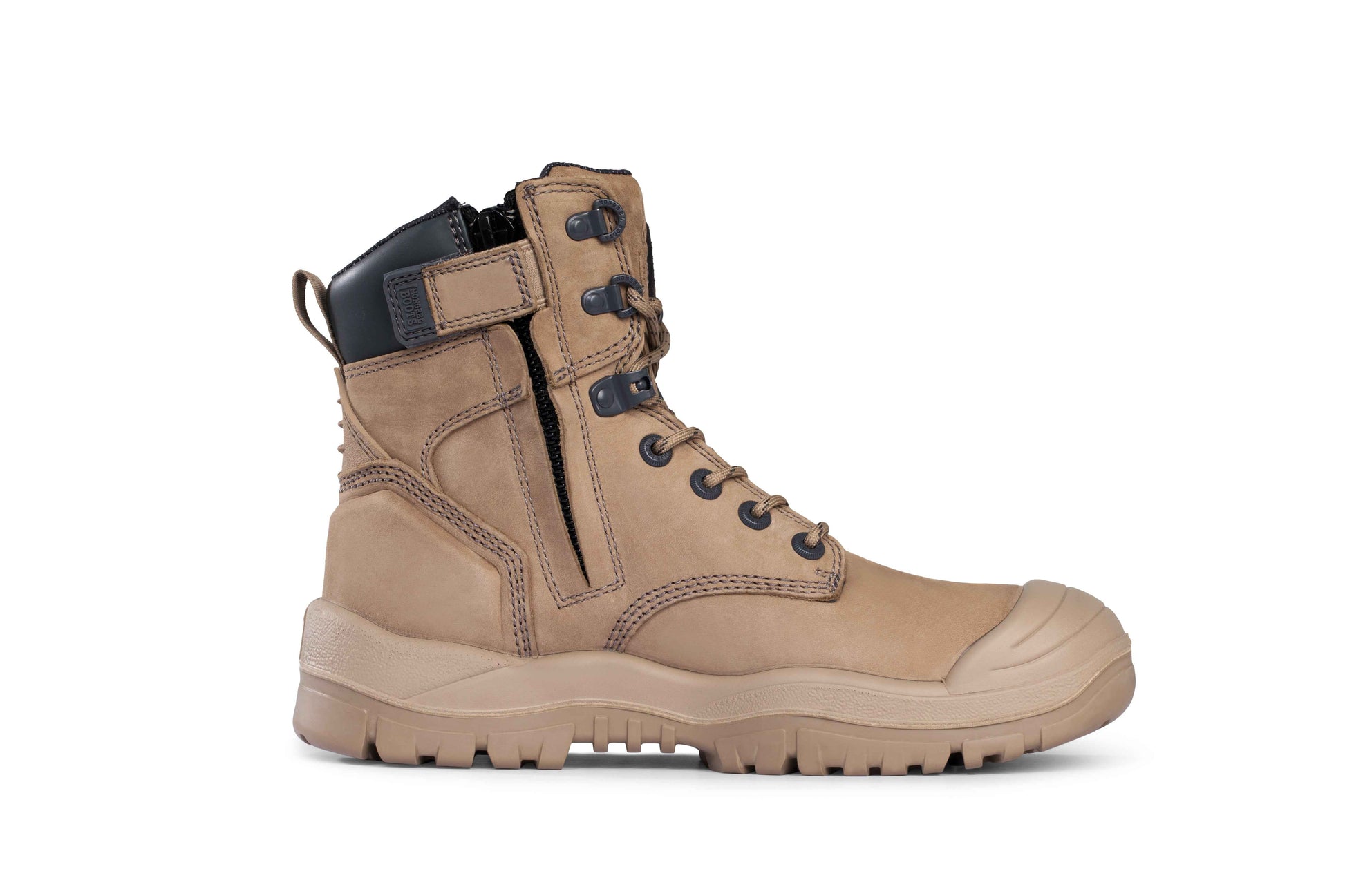Mongrel 561 Side Zip Safety Boots - Stone