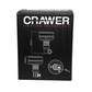 CRAWER 24W Flat LED Warning Beacon (Flash & Rotate) – Amber LED Strobe Light - CR-7001