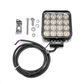 Crawer 48W Universal LED Work Lights Twin Pack – Square 4500 Lumen Lamps with 2m Cable - CR-2001-2