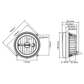Crawer Round LED Headlights with Angel Eyes Position Light For Fendt - CR-3035s
