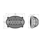 Crawer John Deere LED built-in Bonnet Work Lights - CR-1047