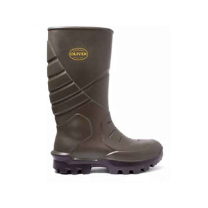Oliver Footwear 24205-GRN Safety Steel Toe Gumboots Wellingtons