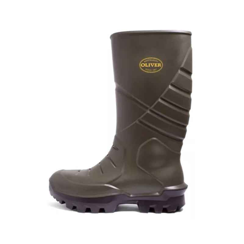 Oliver Footwear 24205-GRN Safety Steel Toe Gumboots Wellingtons