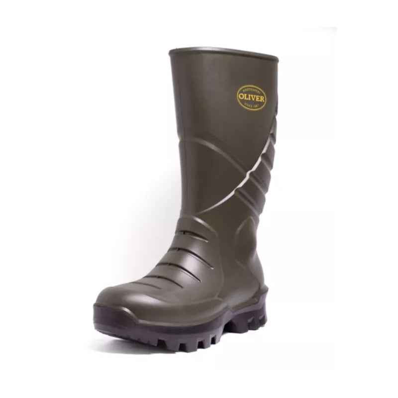 Oliver Footwear 24205-GRN Safety Steel Toe Gumboots Wellingtons
