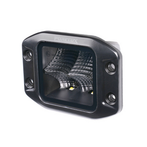 Purelux Black Flush-Mount Square Worklight - 12 cm / 40W / Flood