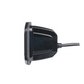 Purelux Black Flush-Mount Square Worklight - 12 cm / 40W / Flood