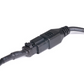 Purelux Black Flush-Mount Square Worklight - 12 cm / 40W / Flood