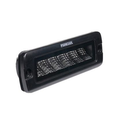 Purelux Black Flush-Mount Slim Worklight - 20 cm / 30W / Flood