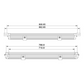 Purelux Panther S800 LED Lightbar - Straight / 78 cm / 324W / Ref. 50