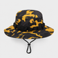 LightComm Outdoor Bucket Hat – Yellow & Black Camo