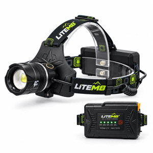 LITEM8 Pro 1150 Lumen Rechargeable LED Headtorch