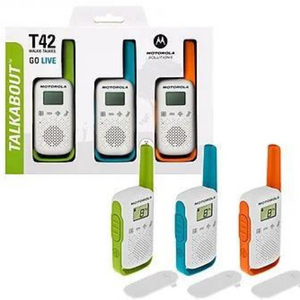 Motorola T42 Talkabout Triple Pack Walkie-Talkie PMR446 - LightComm