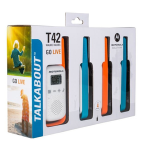Motorola T42 Talkabout Quad Pack Walkie-Talkie PMR446 - LightComm