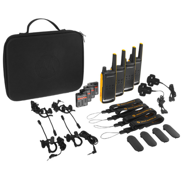 Motorola T82 Extreme Quad Pack PMR446 Two-Way Radios