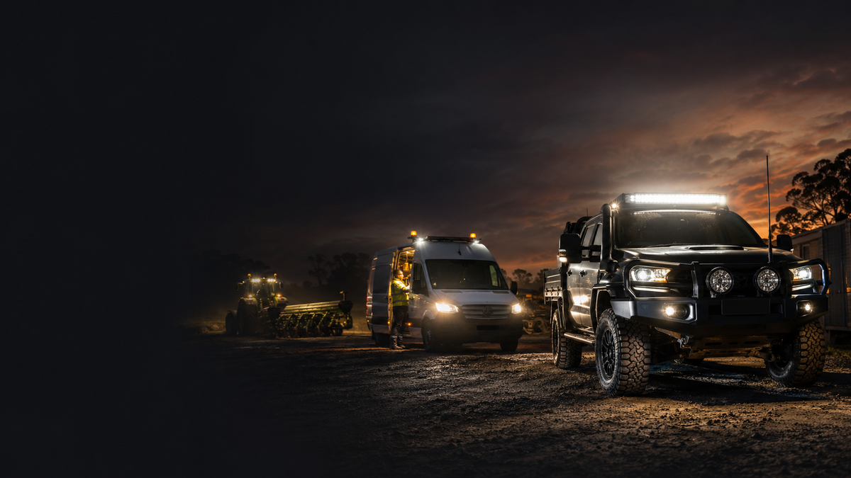 Vehicle LED lighting for 4x4s, vans and agricultural vehicles